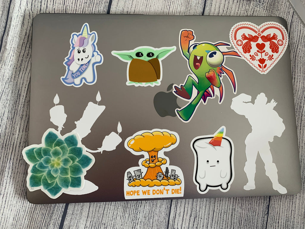 Watercolor Succulent Vinyl Sticker - Botanical Plant Decal