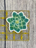 Watercolor Succulent Vinyl Sticker - Botanical Plant Decal